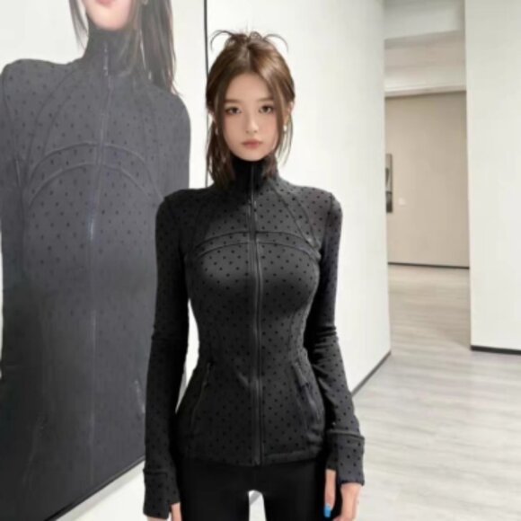 LULULEMON Polka Dot Jacket Yoga and Sports Outerwear